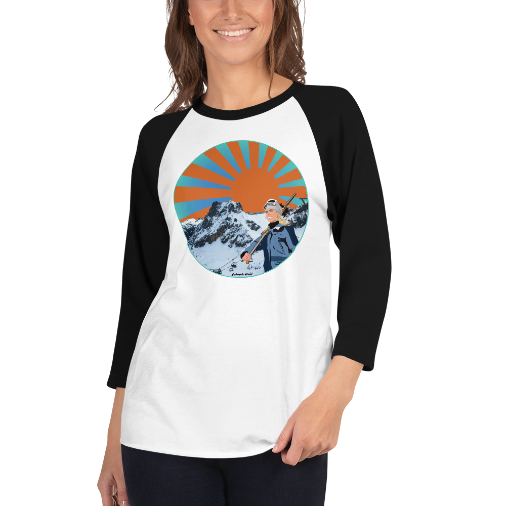 Colorado Kidd's Women's 3/4 sleeve raglan shirt