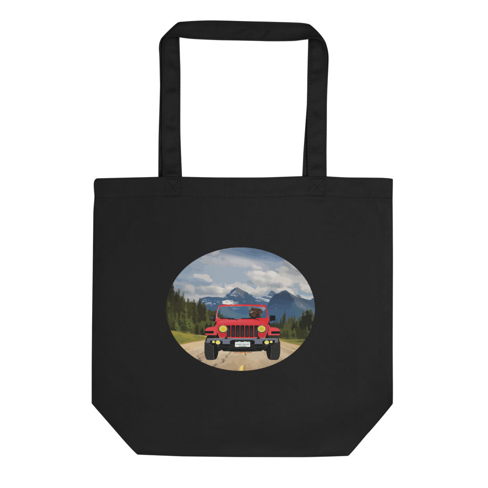 Labrador Road Trippin' Eco Tote Bag