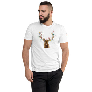 Men's Short Sleeve Holiday Elk T-shirt