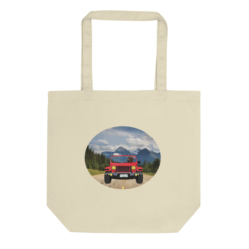 Labrador Road Trippin' Eco Tote Bag