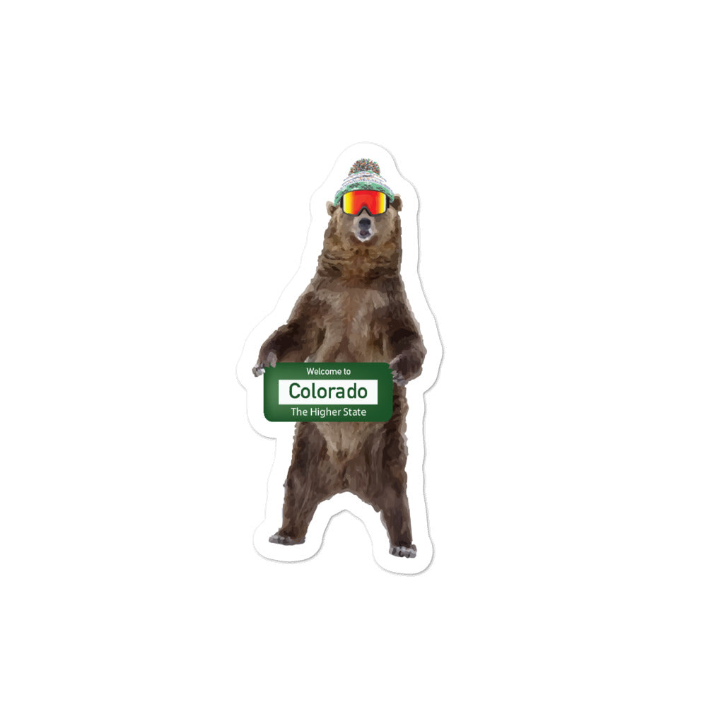 Welcoming Bear - Bubble-free stickers