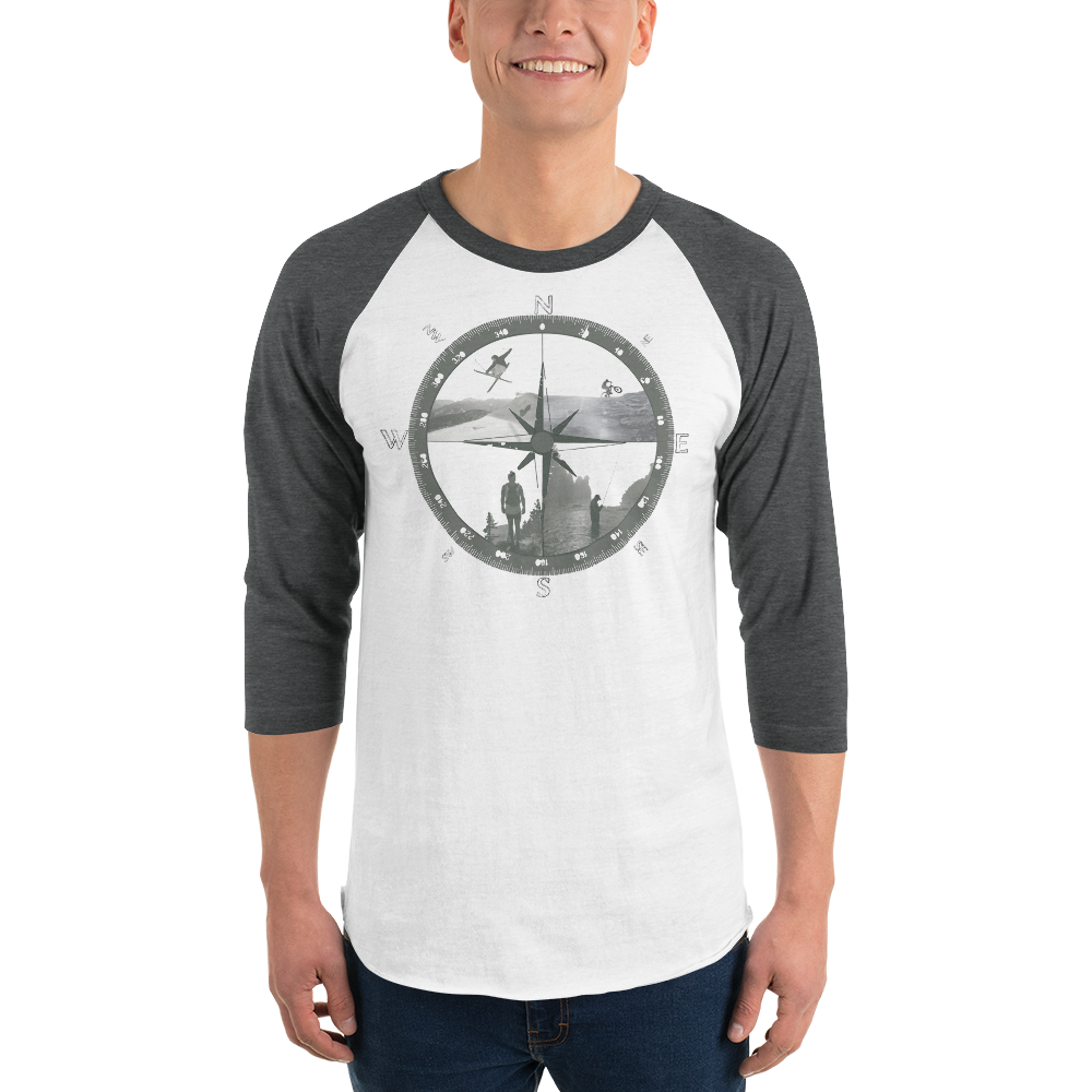 Colorado Kidd Men's 3/4 sleeve raglan shirt