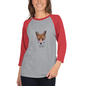 Fox Design (3/4 sleeve raglan shirt)