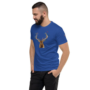 Men's Short Sleeve Holiday Elk T-shirt