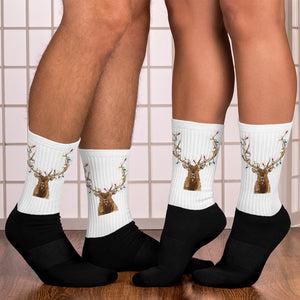 Holiday Elk Socks