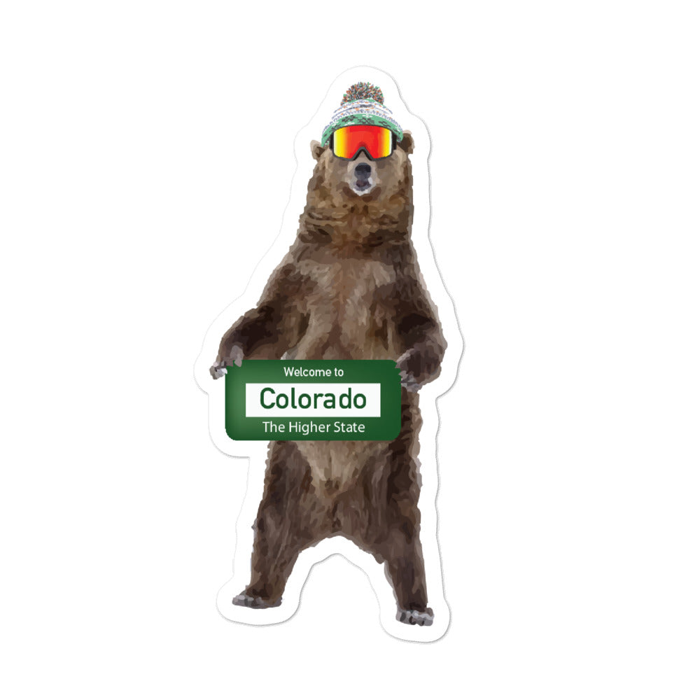 Welcoming Bear - Bubble-free stickers