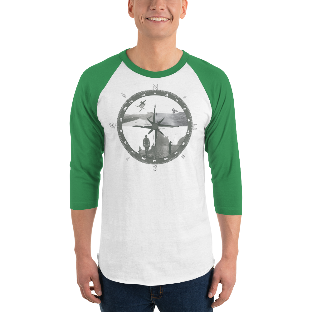 Colorado Kidd Men's 3/4 sleeve raglan shirt