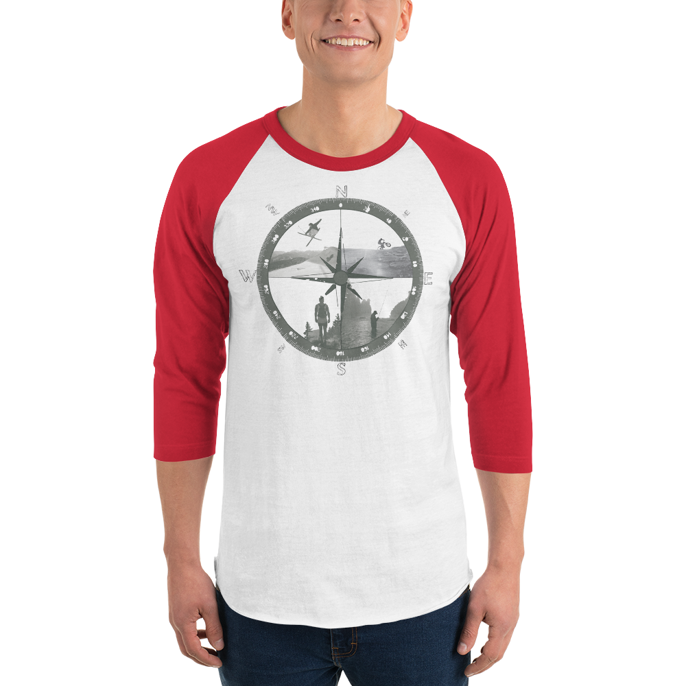 Colorado Kidd Men's 3/4 sleeve raglan shirt