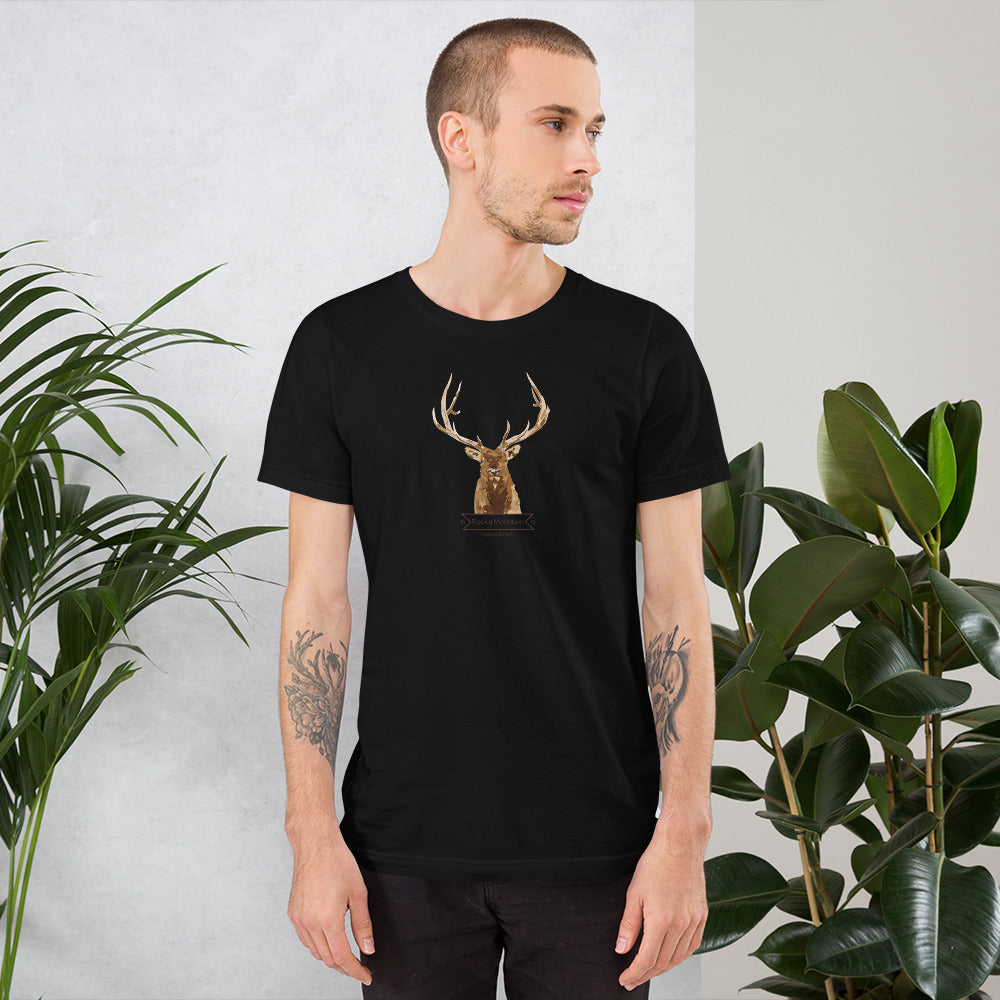 Men's Elk Rocky Mountain National Park Short-Sleeve T-Shirt